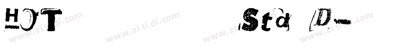 HOT 白舟太篆書 Std D字体转换